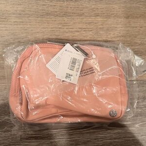 Lululemon Athletica Pink Zippered Pouch
